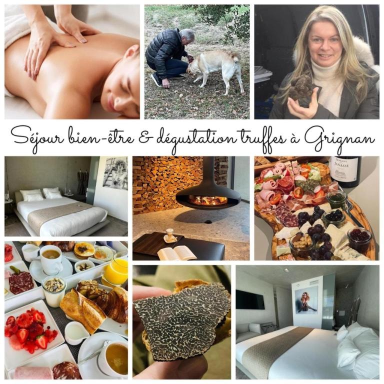 Le Pavillon M, Piscine et Spa au pied du château, Petit-Déjeuner inclus, Parking privé, Grignan